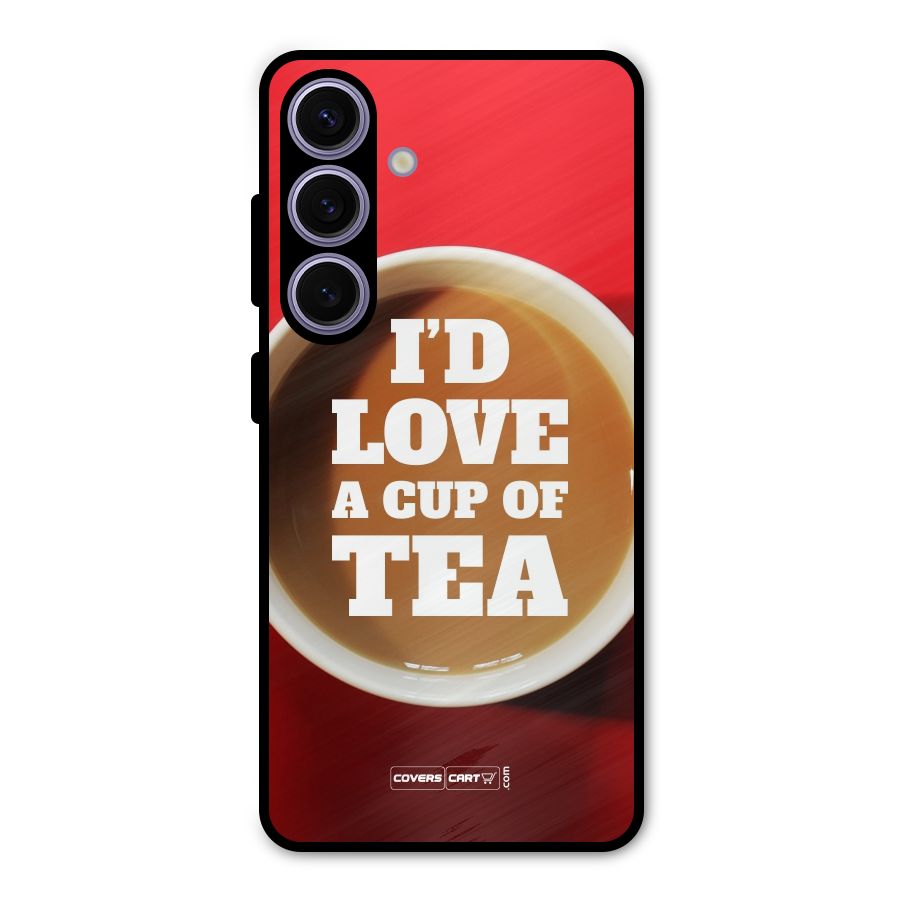 Cup of Tea Metal Back Case for Galaxy S24