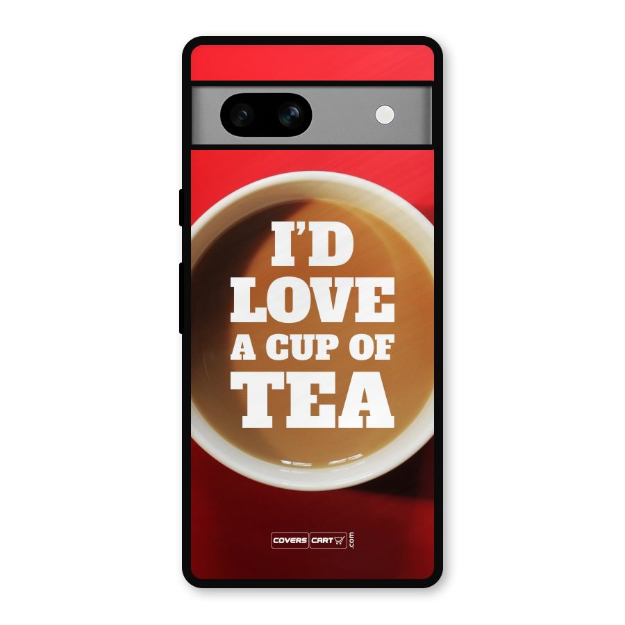 Cup of Tea Metal Back Case for Google Pixel 7a