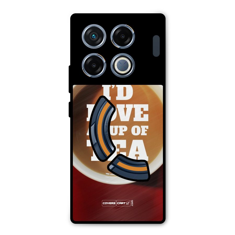 Cup of Tea Metal Back Case for Infinix GT 20 Pro