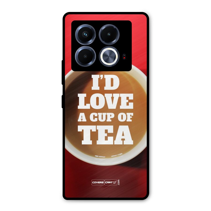 Cup of Tea Metal Back Case for Infinix Note 40 5G