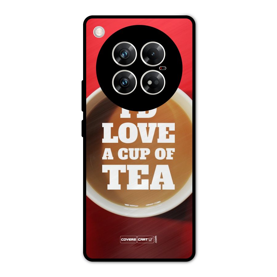 Cup of Tea Metal Back Case for Infinix Zero 40 5G