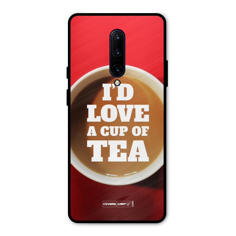 Cup of Tea Metal Back Case for OnePlus 7 Pro
