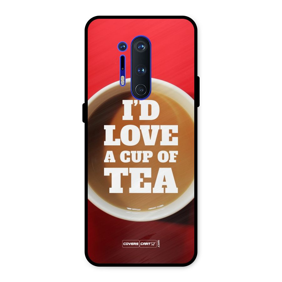Cup of Tea Metal Back Case for OnePlus 8 Pro