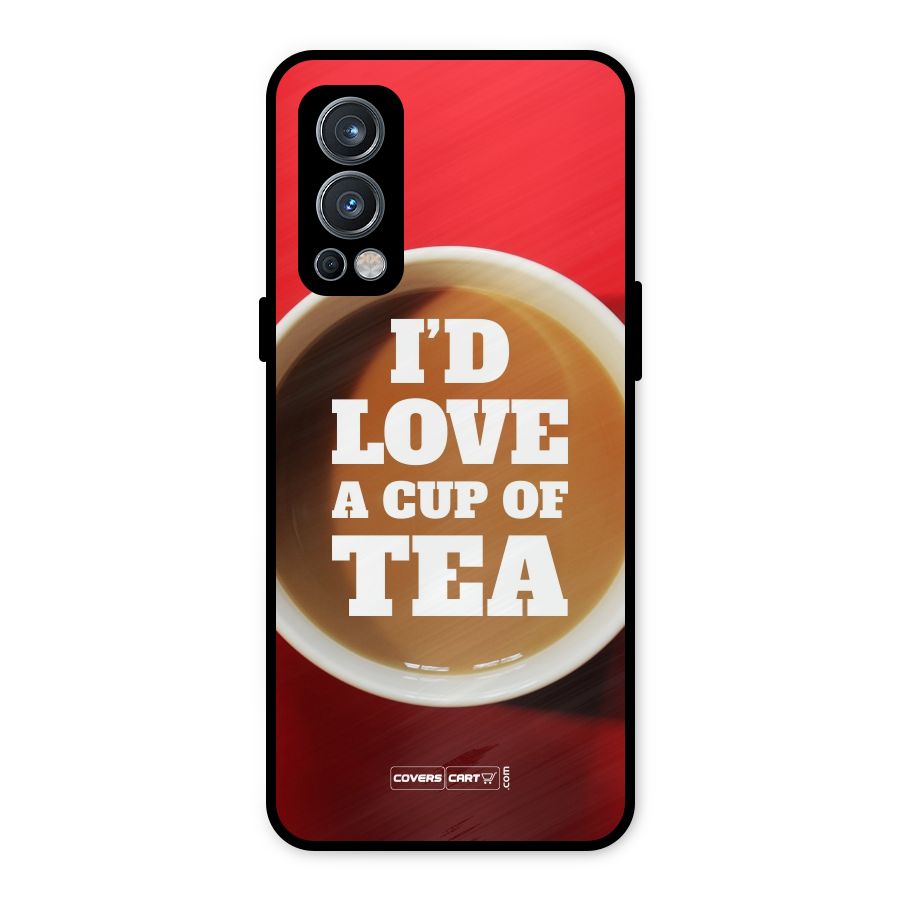 Cup of Tea Metal Back Case for OnePlus Nord 2 5G