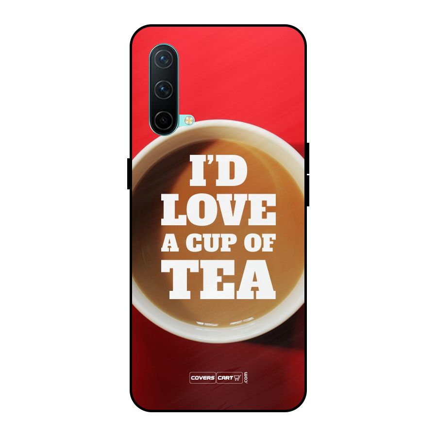 Cup of Tea Metal Back Case for OnePlus Nord CE 5G