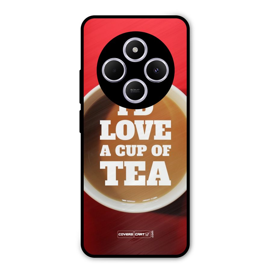 Cup of Tea Metal Back Case for Poco C75 5G