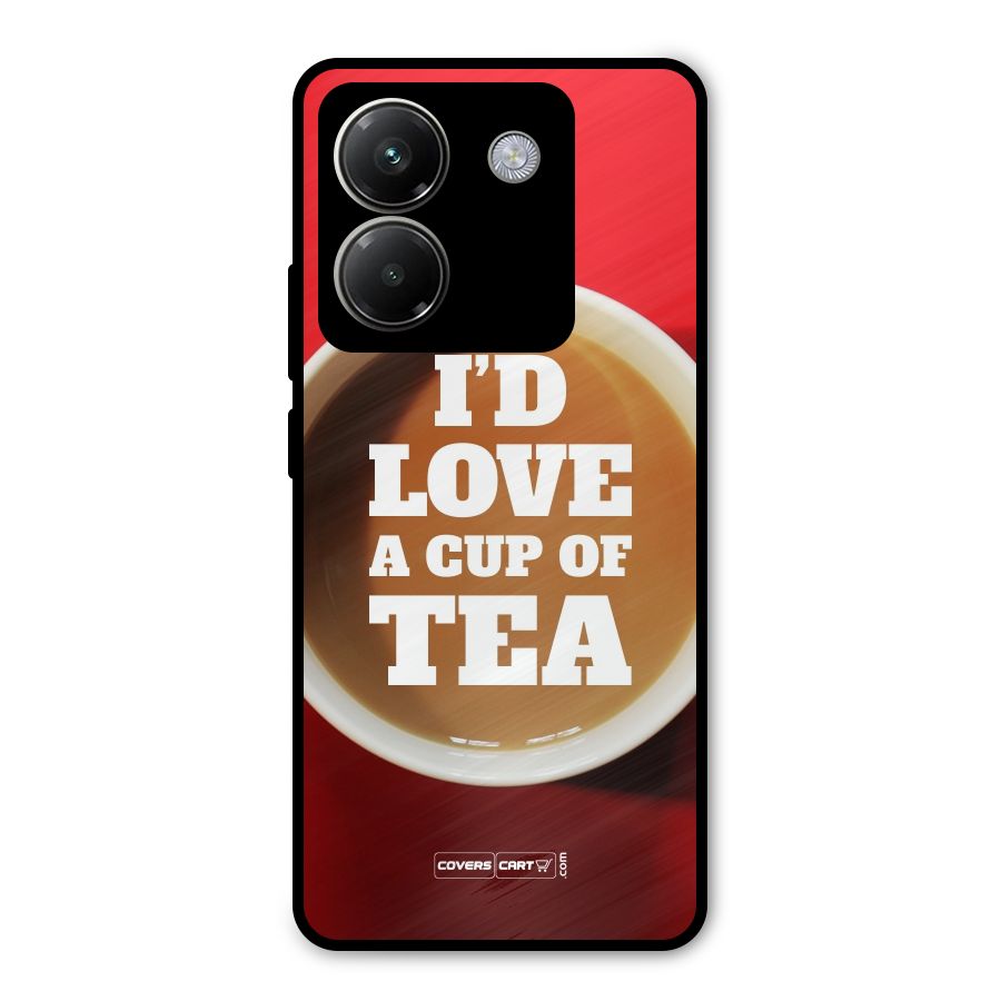 Cup of Tea Metal Back Case for Poco M7 Pro 5G