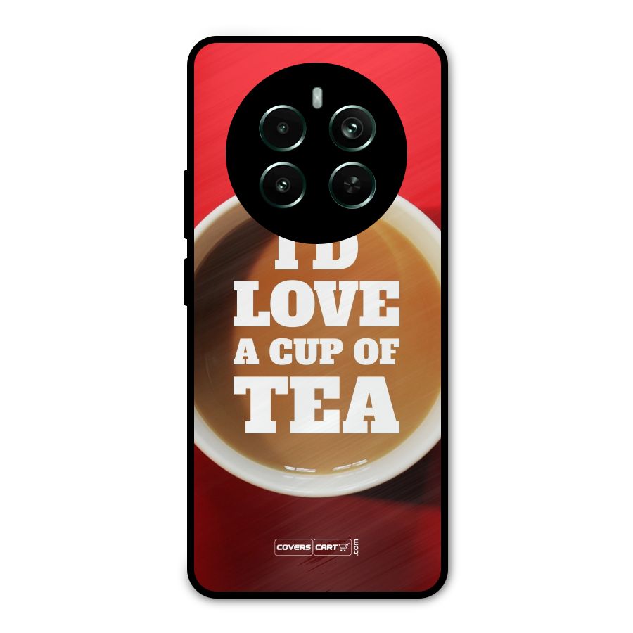 Cup of Tea Metal Back Case for Realme 12 Pro Plus