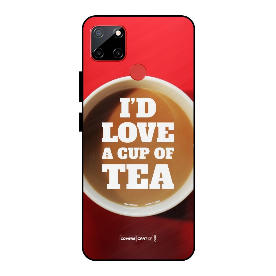 Cup of Tea Metal Back Case for Realme C12
