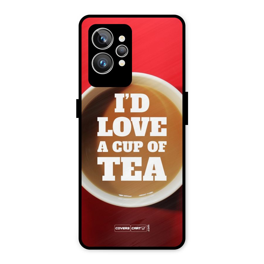Cup of Tea Metal Back Case for Realme GT2 Pro