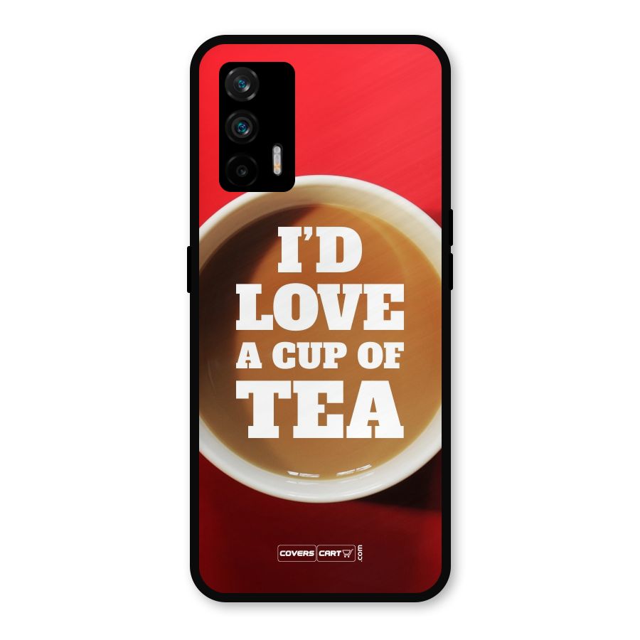 Cup of Tea Metal Back Case for Realme GT 5G