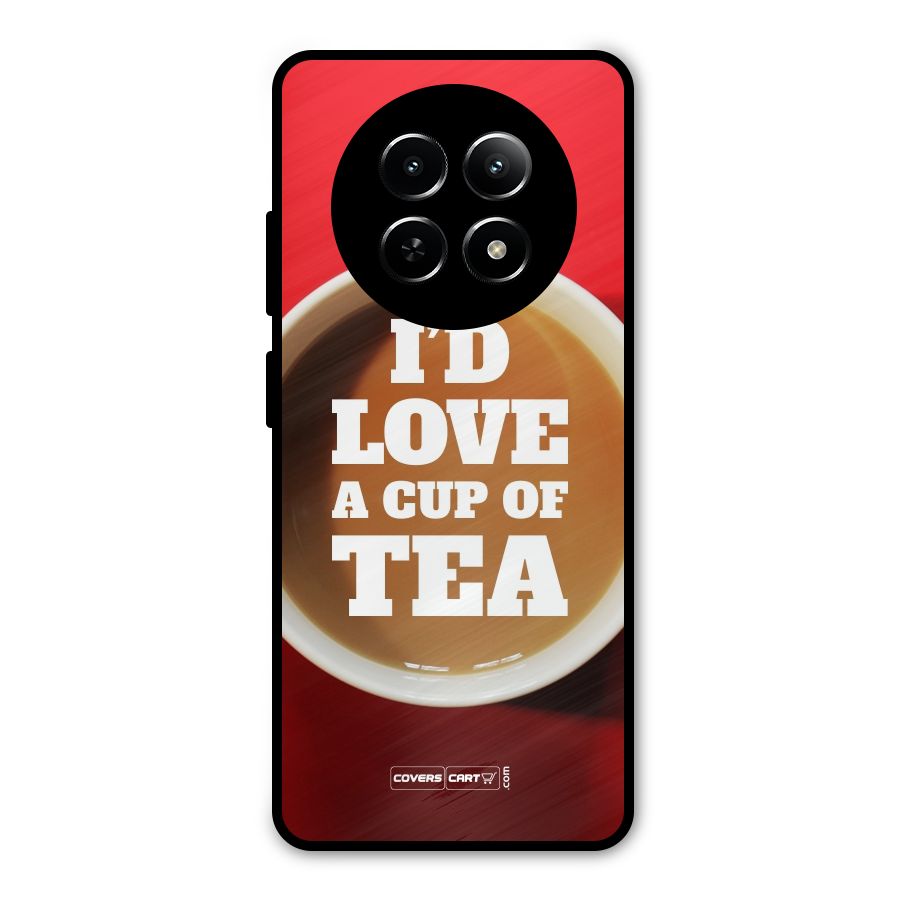 Cup of Tea Metal Back Case for Realme Narzo N65