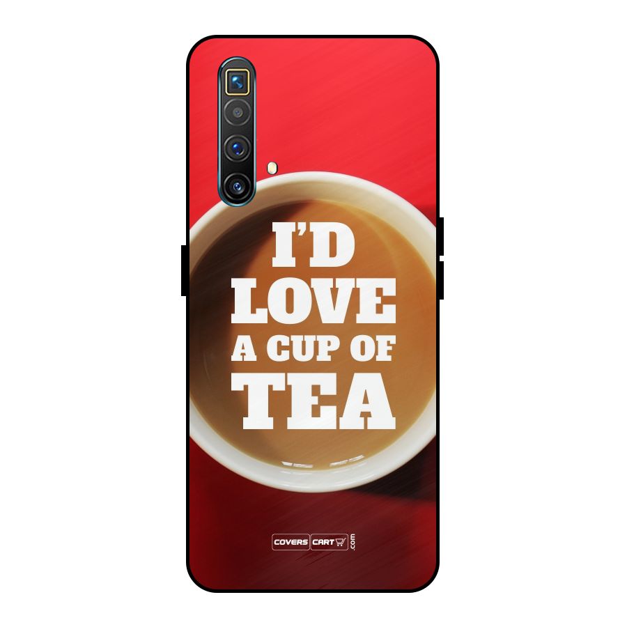Cup of Tea Metal Back Case for Realme X3 SuperZoom