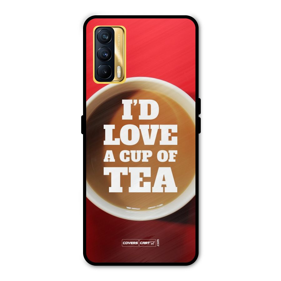 Cup of Tea Metal Back Case for Realme X7