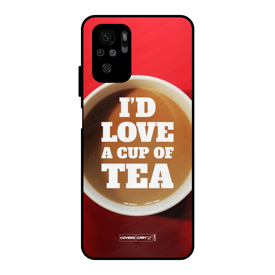 Cup of Tea Metal Back Case for Redmi Note 10S