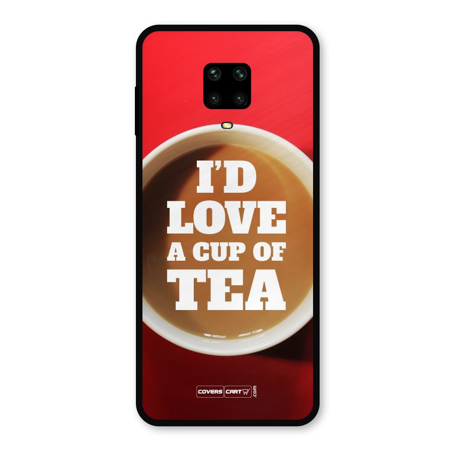 Cup of Tea Metal Back Case for Redmi Note 10 Lite