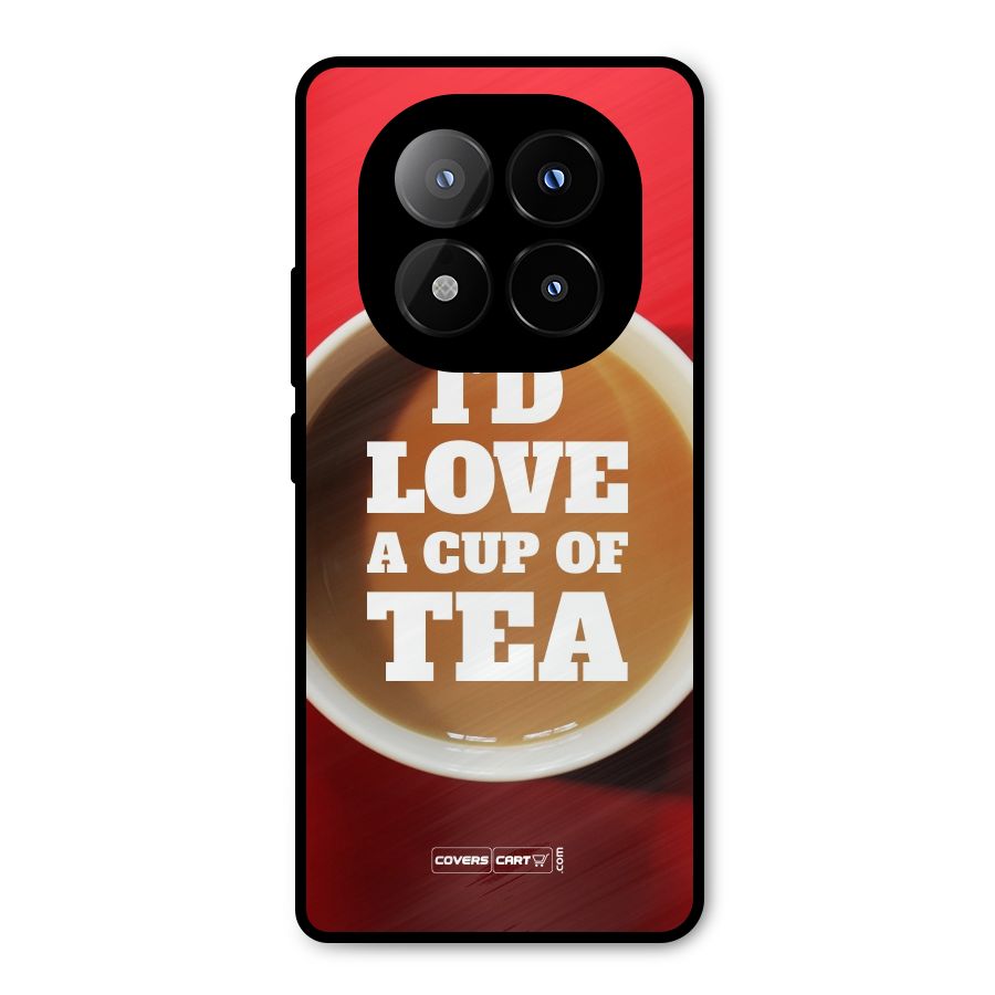 Cup of Tea Metal Back Case for Redmi Note 14 Pro Plus 5G