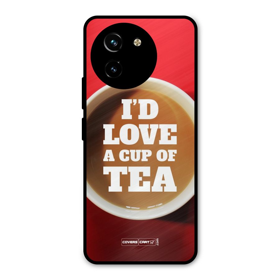 Cup of Tea Metal Back Case for Vivo T3x