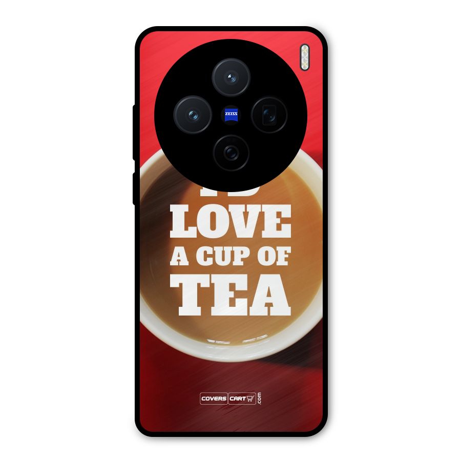 Cup of Tea Metal Back Case for Vivo X200