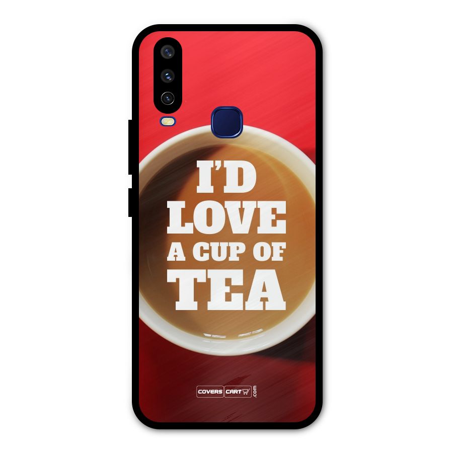 Cup of Tea Metal Back Case for Vivo Y15