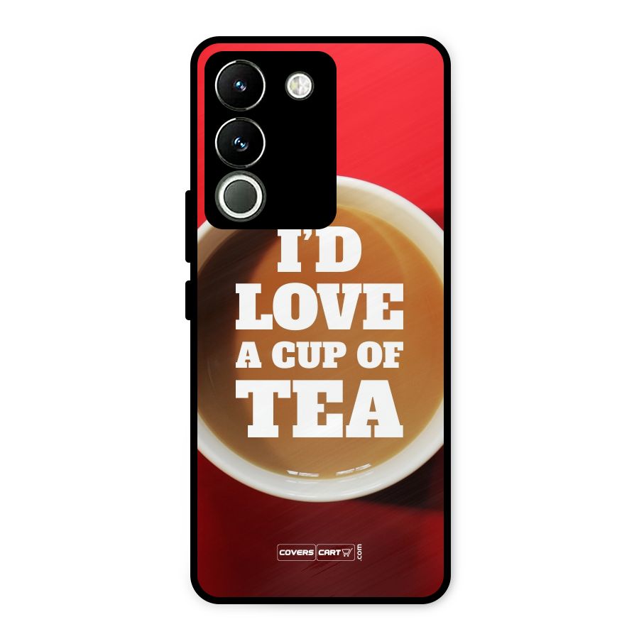 Cup of Tea Metal Back Case for Vivo Y200