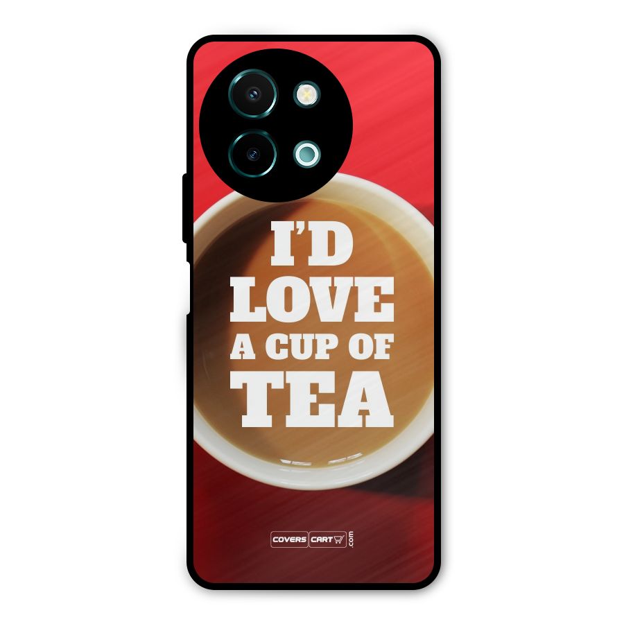 Cup of Tea Metal Back Case for Vivo Y58