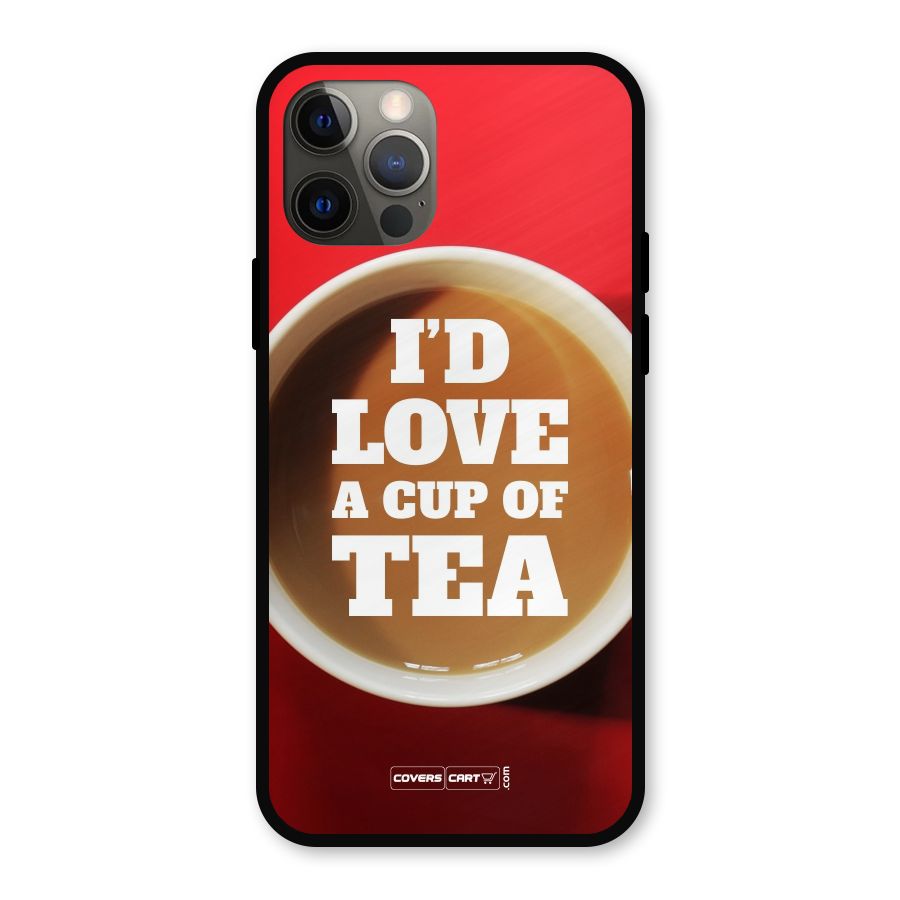 Cup of Tea Metal Back Case for iPhone 12 Pro