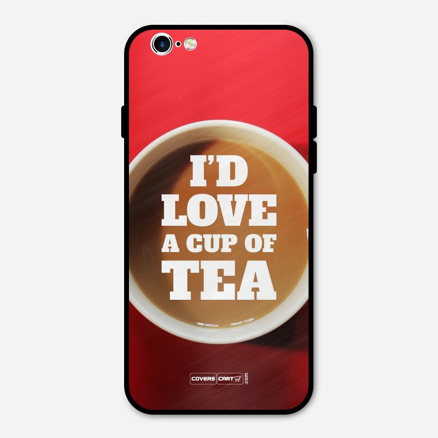 Cup of Tea Metal Back Case for iPhone 6 6s