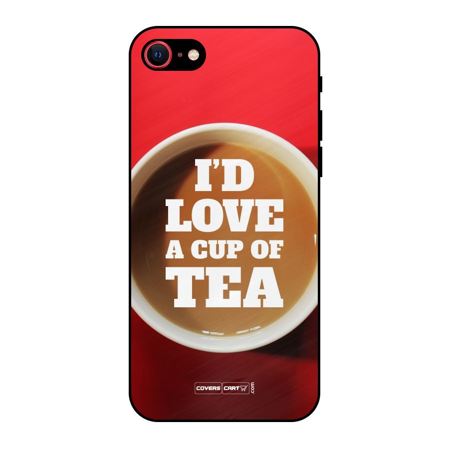 Cup of Tea Metal Back Case for iPhone 7