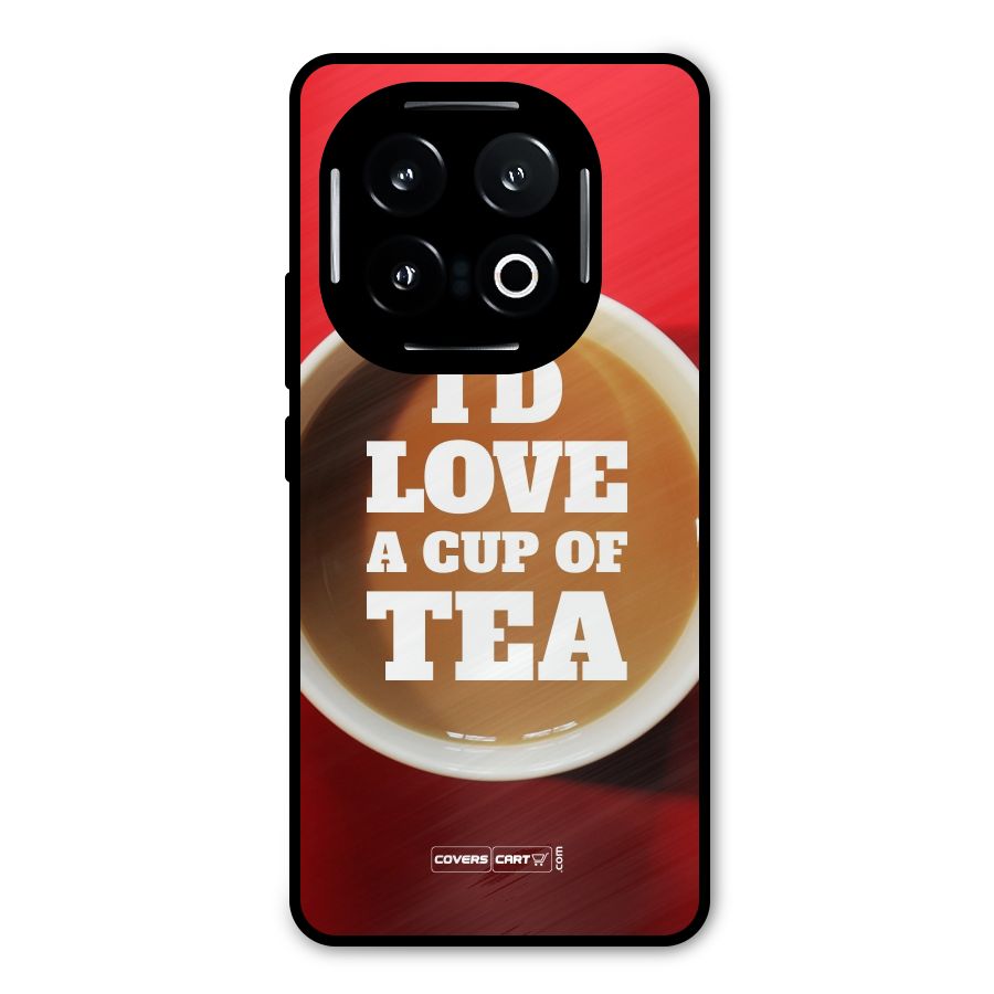 Cup of Tea Metal Back Case for iQOO 13