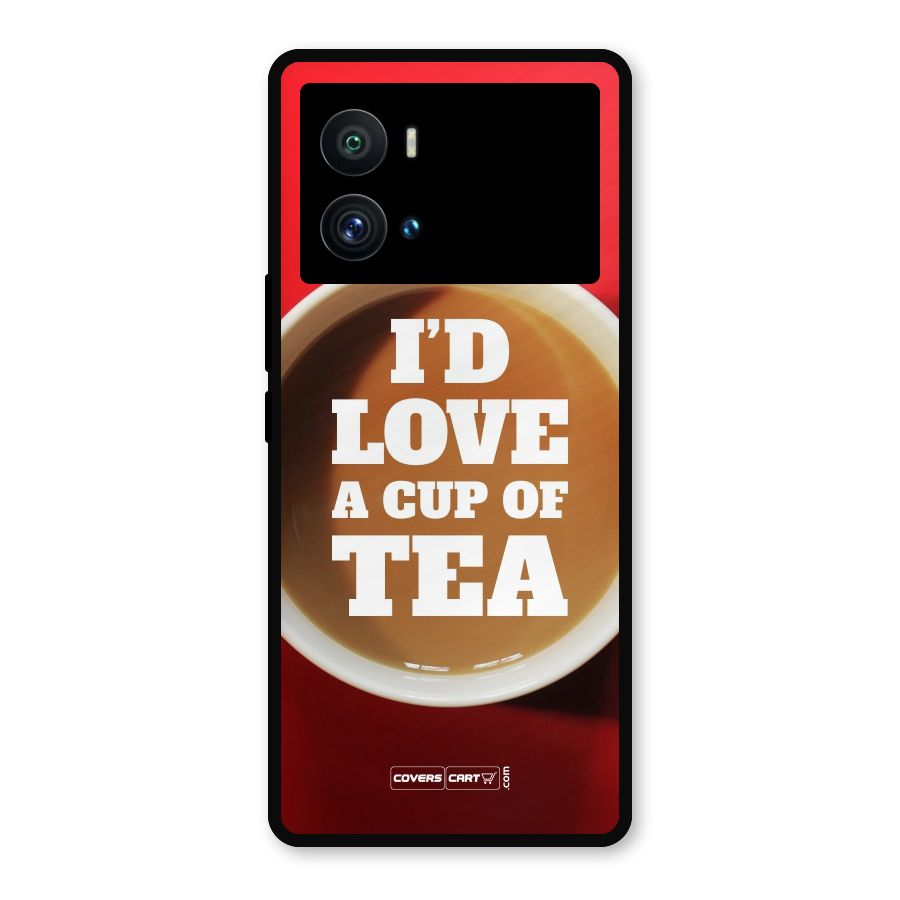 Cup of Tea Metal Back Case for iQOO 9 Pro