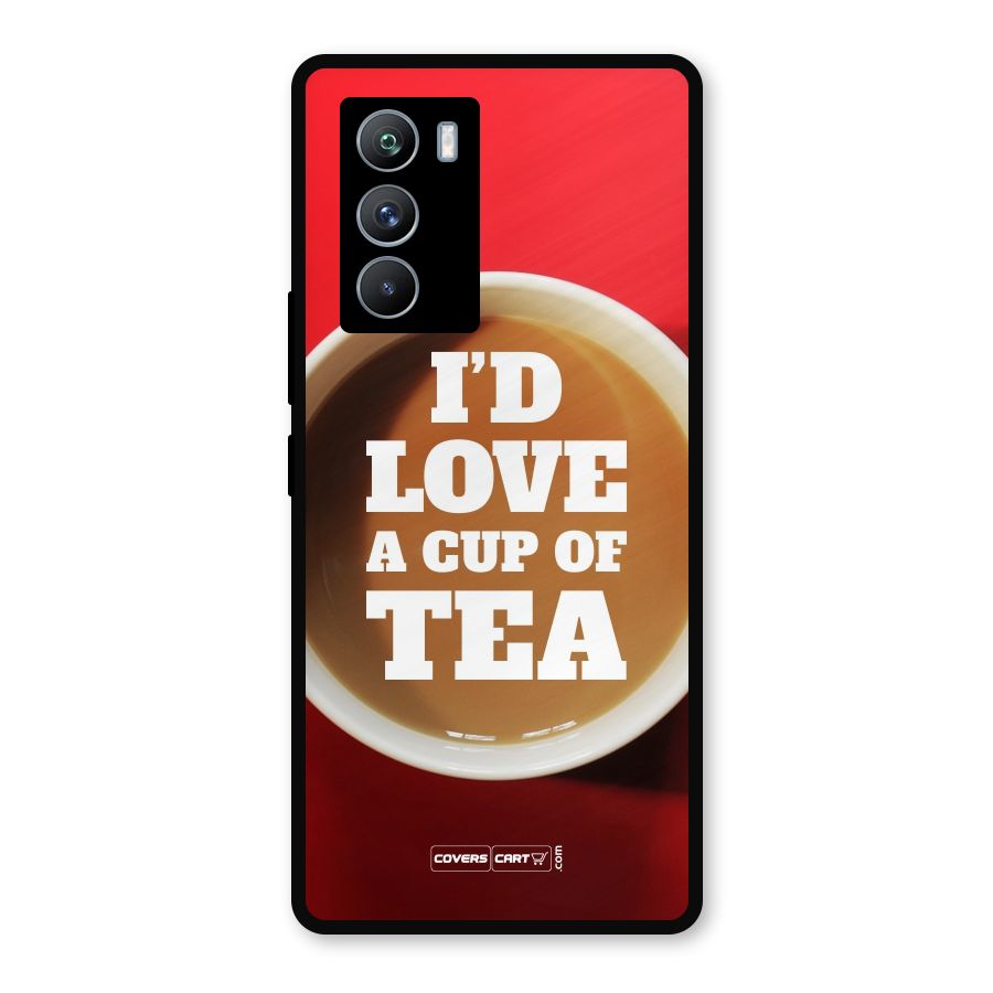 Cup of Tea Metal Back Case for iQOO 9 SE