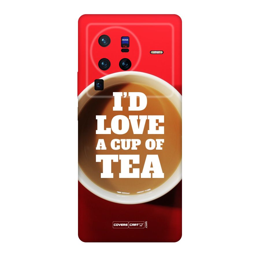 Cup of Tea Original Polycarbonate Back Case for Vivo X80