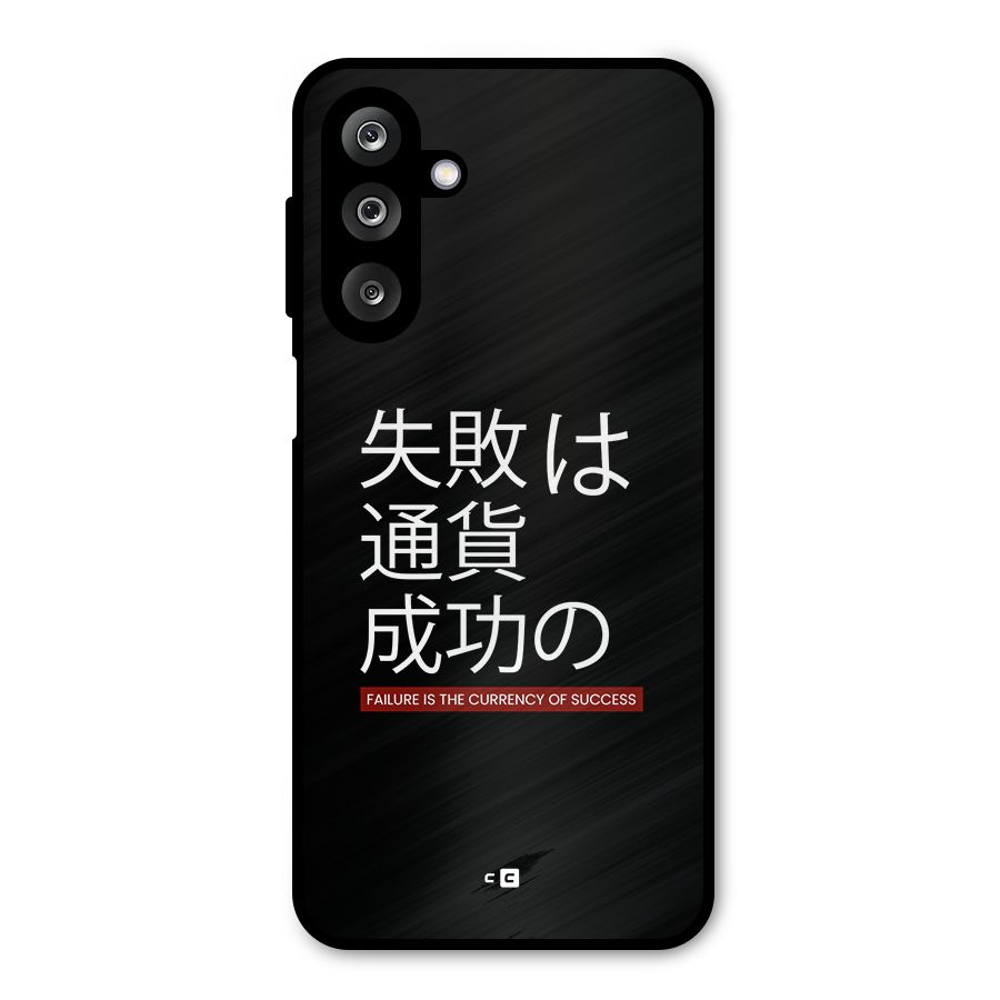 Currency Of Success Metal Back Case for Galaxy M36
