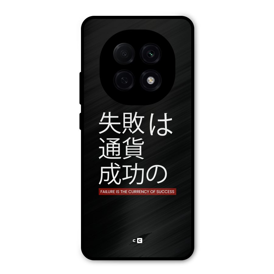 Currency Of Success Metal Back Case for Oppo F29 Pro