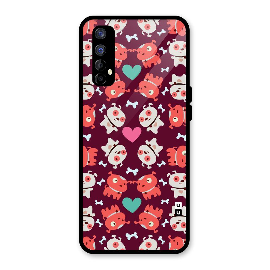 Cut Dog Design Glass Back Case for Realme Narzo 20 Pro