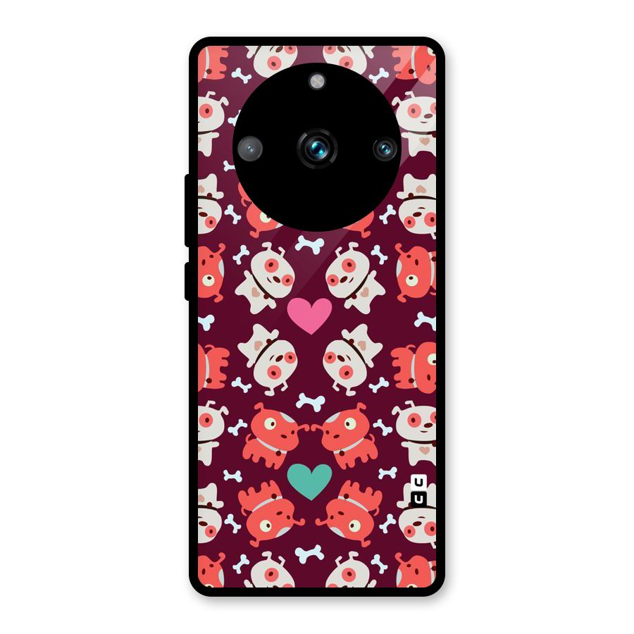 Cut Dog Design Glass Back Case for Realme Narzo 60 Pro