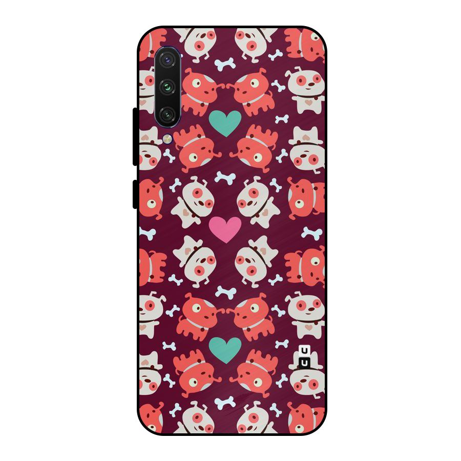 Cut Dog Design Metal Back Case for Mi A3