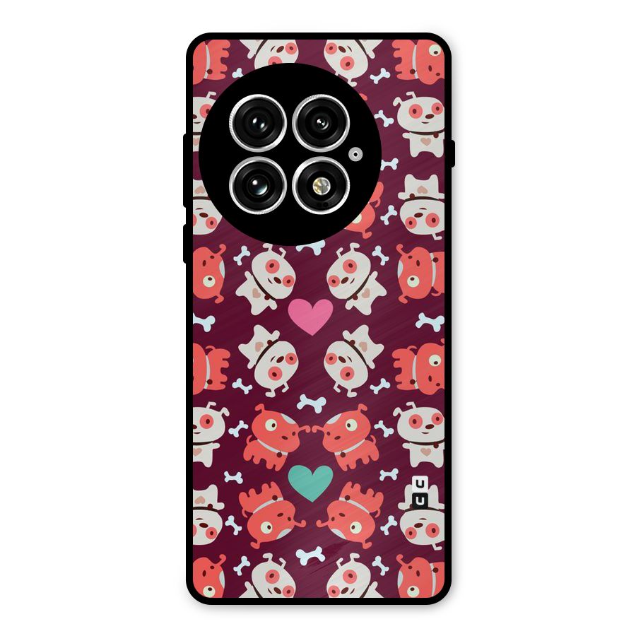 Cut Dog Design Metal Back Case for OnePlus 13