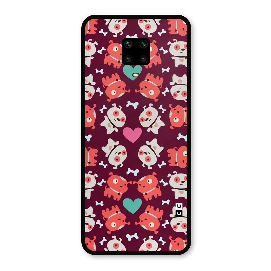 Cut Dog Design Metal Back Case for Poco M2 Pro