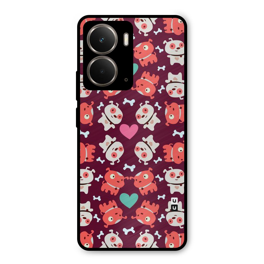 Cut Dog Design Metal Back Case for Realme P3