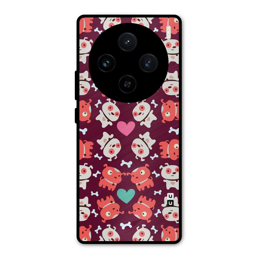 Cut Dog Design Metal Back Case for Vivo X100