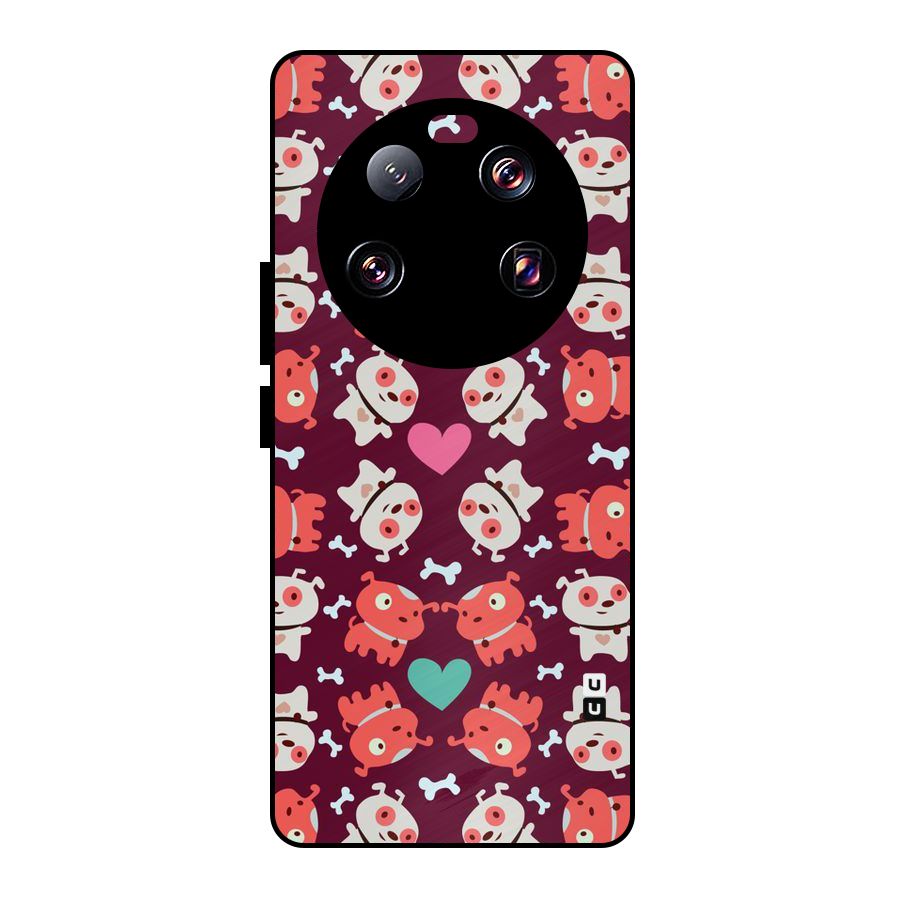 Cut Dog Design Metal Back Case for Xiaomi 13 Ultra