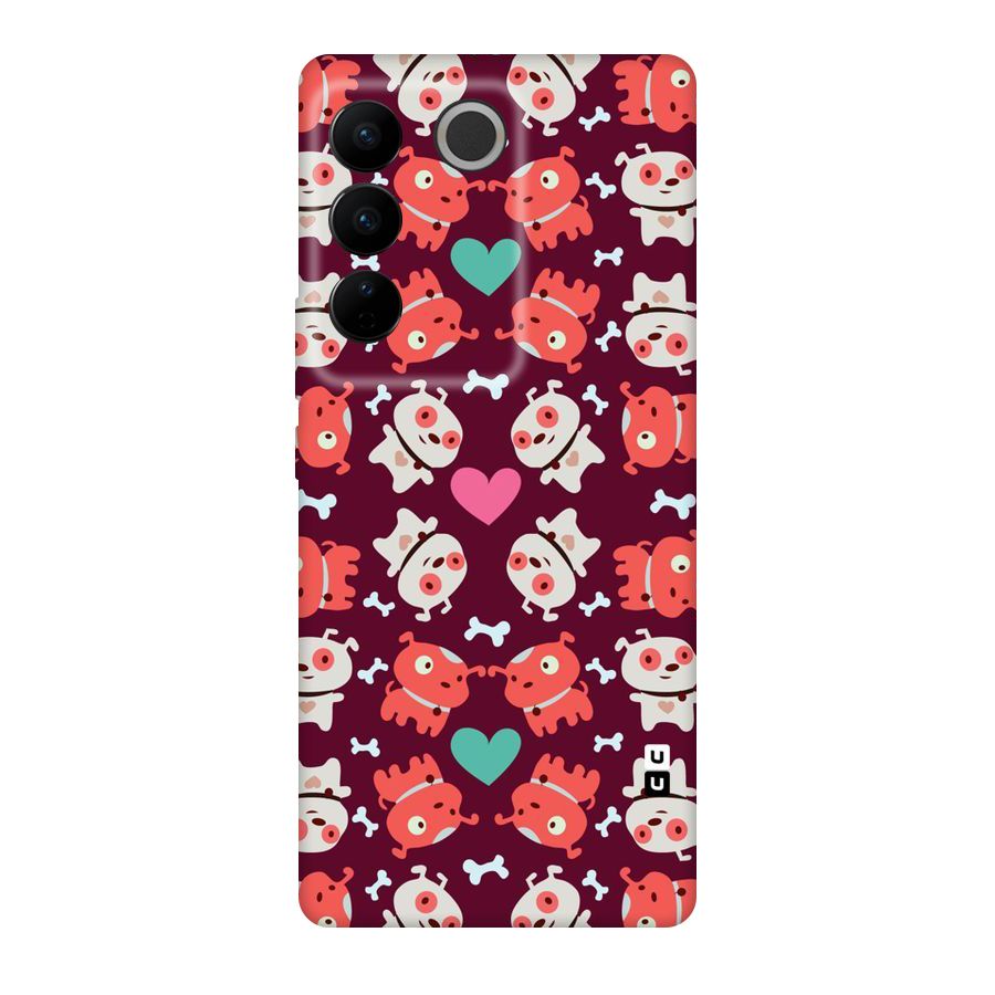 Cut Dog Design Original Polycarbonate Back Case for Vivo V27