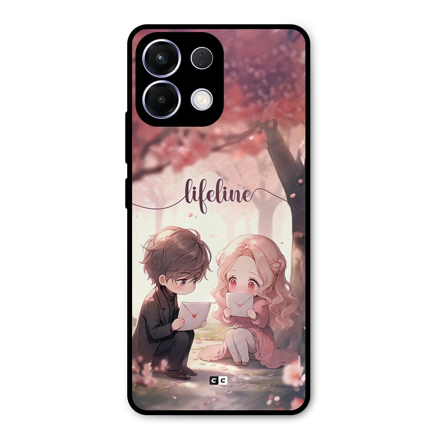 Cute Anime Couple Metal Back Case for Oppo K13