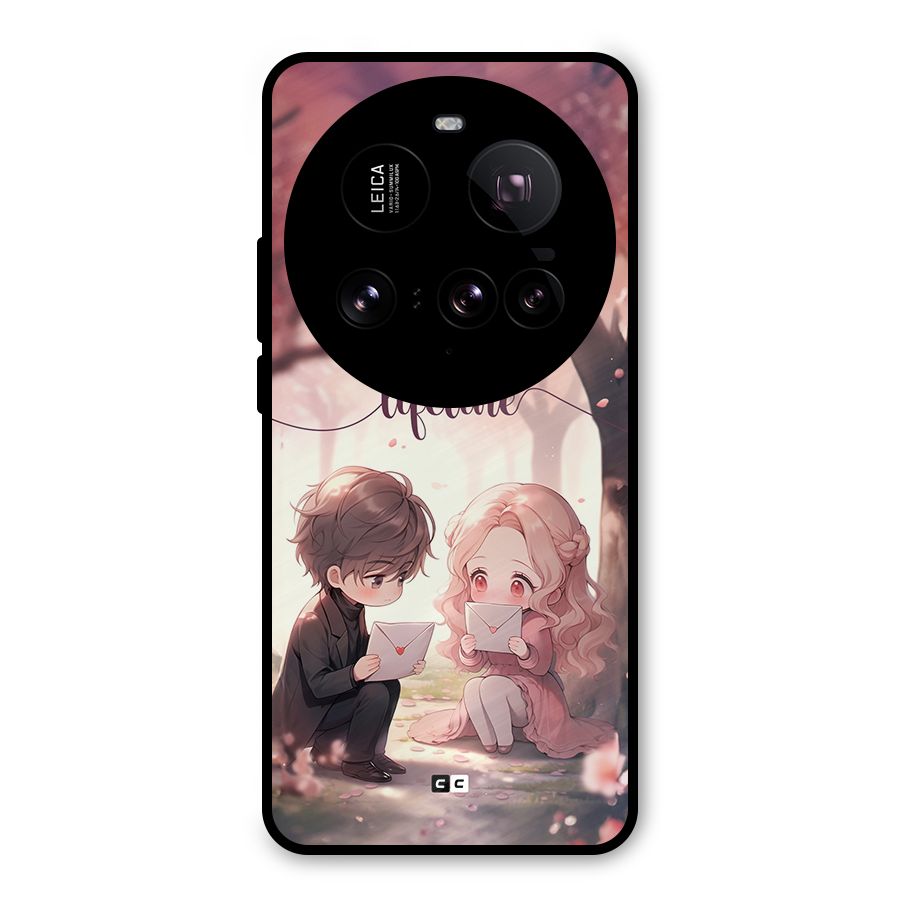 Cute Anime Couple Metal Back Case for Xiaomi 15 Ultra