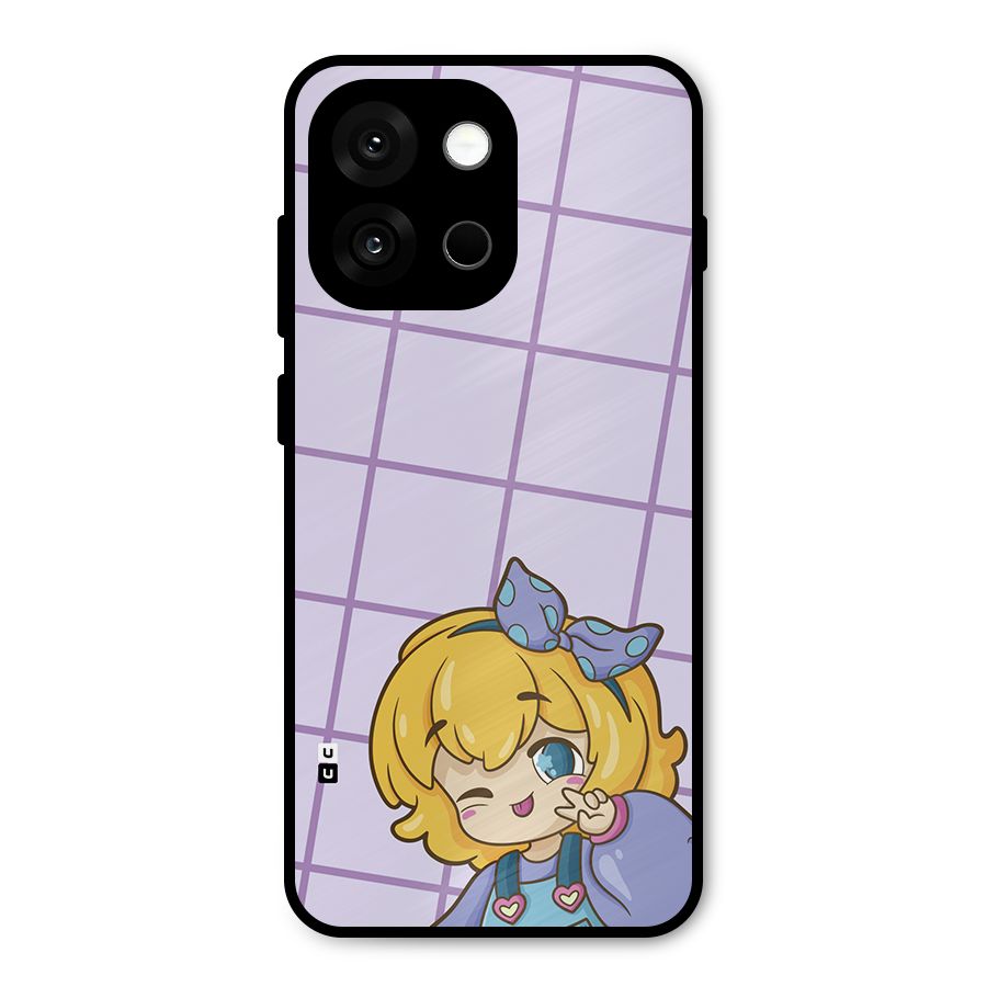 Cute Anime Illustration Metal Back Case for OnePlus 13s