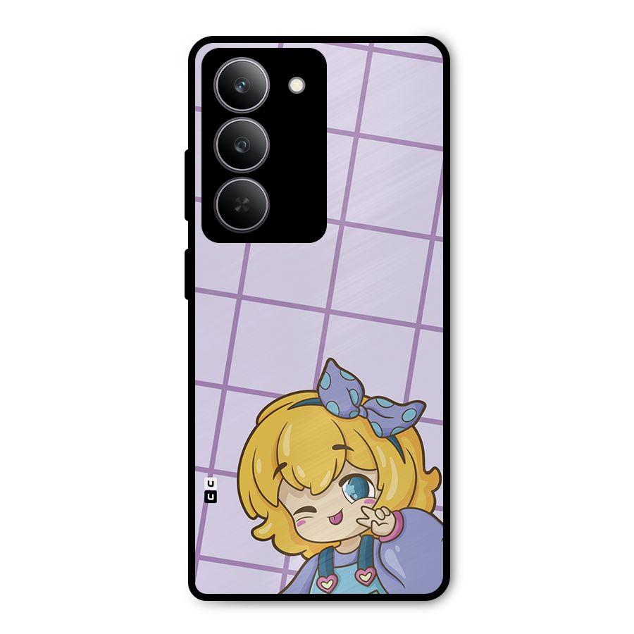 Cute Anime Illustration Metal Back Case for Realme 14x