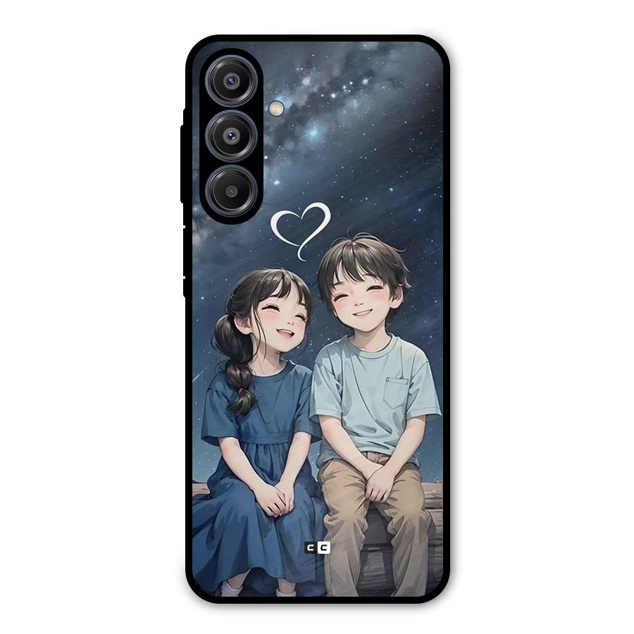 Cute Anime Teens Metal Back Case for Galaxy A16 5G