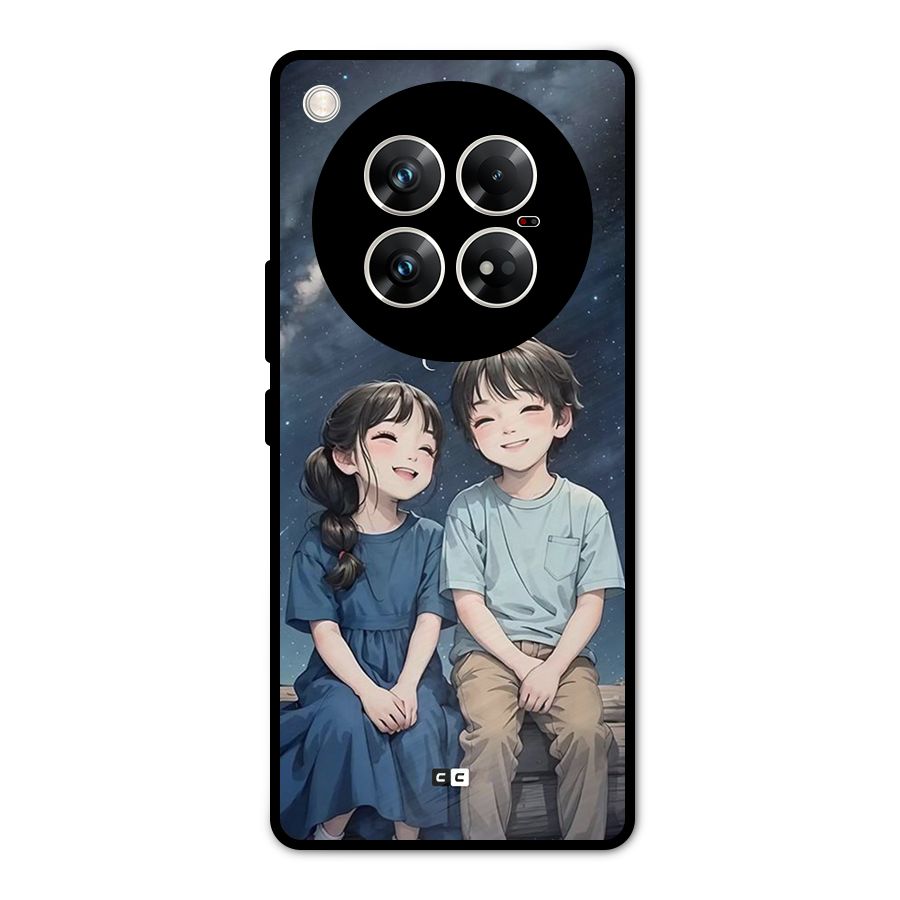 Cute Anime Teens Metal Back Case for Infinix Zero 40 5G
